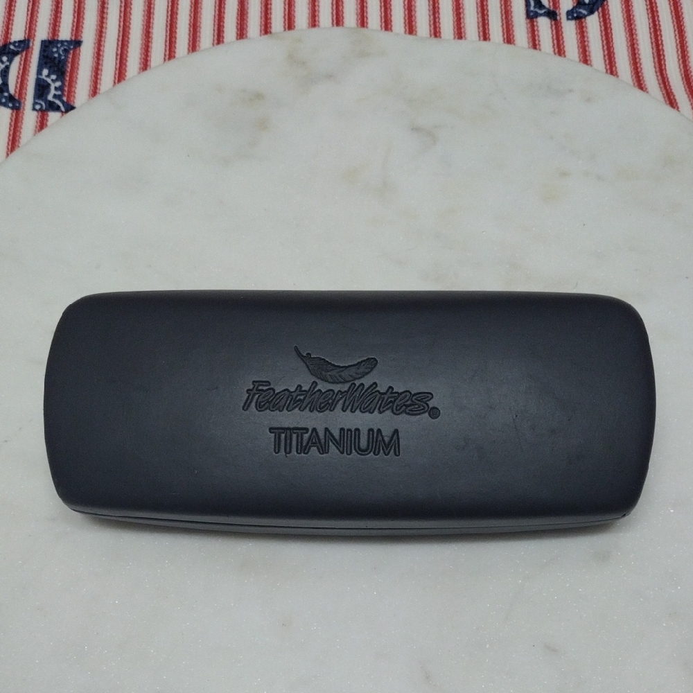 Featherwates Titanium Black Eyewear Hard Case Only #Z-58